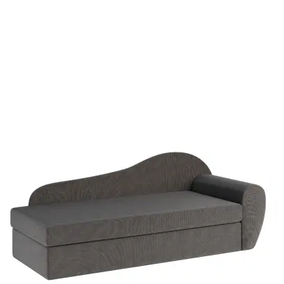 MATYLDA rošt, válenda celočalouněná, provedení pravé, látka B 06 šedý melír